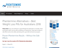 Tablet Screenshot of phentermineaustralia.org